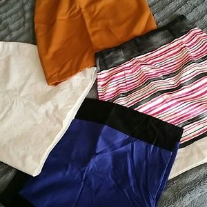 4 skirt bundle CLAIBORNE/WORTHINGTON sz. 12